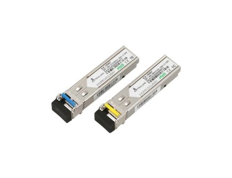 Moduł SFP (mini-GBIC) jednomodowy SM LC duplex TX=1310nm 20km 1,25Gbit/s (dedykowane do HP / Aruba) Extralink komplet=2 szt