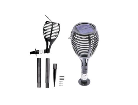 Oprawa ogrodowa pochodnia LED 0,45W 5lm 2200K IP44 czarna WW VT-719 V-TAC