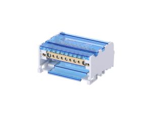 Blok rozdzielczy modułowy Listwa łączeniowa 4x11 100A na szynę DIN TH35 4x (2x 10-25mm2 + 4x 1,5-4mm2 + 5x 2,5-6mm2) Model FJ-41