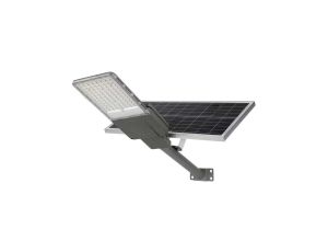 Lampa solarna LED 2500lm 6500K 30000mAh, panel fotowoltaiczny, pilot sterowania, czujnk zmierzchu barwa CW biała zimna V-TAC VT-