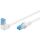 CAT 6AKabel łączący 1x 90 pod kątem,S/FTP (PiMF), Biały - Długość kabla 3 m