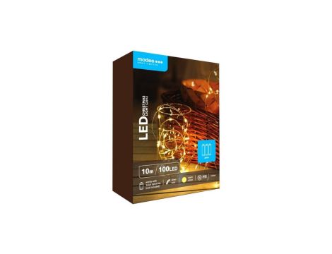 Lampki dekoracyjne BAT modee 10m WARM 100LED ML-C2012