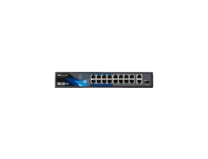 Switch PoE 16-portowy 100Mbps + SFP BCS-B-SP1602G-1SFP