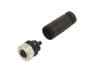 Złącze M12, wtyk, il.-PINów: 5, żeńskie, 60V, proste, zacisk śrubowy, 4A 1681486