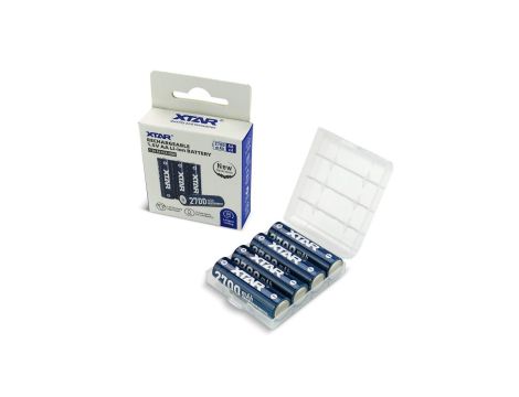 Akumulator Xtar R6 / AA 1,5V Li-ion 2700mAh z zabezpieczeniem - 4 sztuki