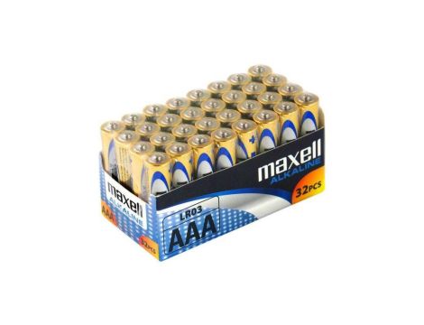 bateria alkaliczna Maxell Alkaline LR03 / AAA - 32 sztuki