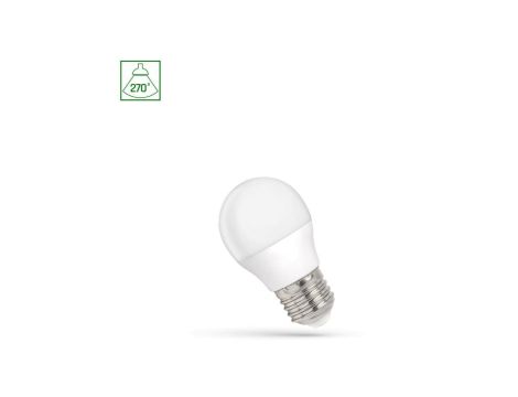 Żarówka kulka LED E27 1W 90lm 6000K