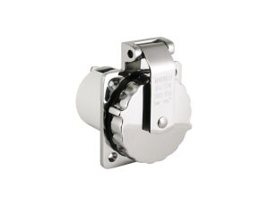 Gniazdo zasilania brzegowego - Marinco 16A Easy Lock Inlet stal nierdzewna
