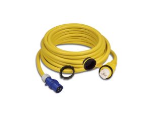 Przewód zasilania nabrzeżnego - Marinco 32A 230V, 15m, europejska wtyczka