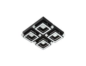 Oprawa sufitowa lampa natynkowa 4x5W, 1200lm, 4000K, IP20, chrom, LIKYA-4 HOROZ