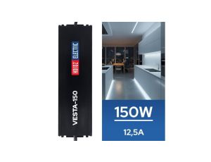 Zasilacz LED hermetyczny SLIM wodoodporny IP67 12V 12,5A 150W VESTA-150 HOROZ