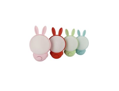 Lampka wtykowa królik, 1W, 30lm, IP20, 2CCT, BUNNY (kolor losowy: różowy/niebieski/zielony/czerwony) HOROZ
