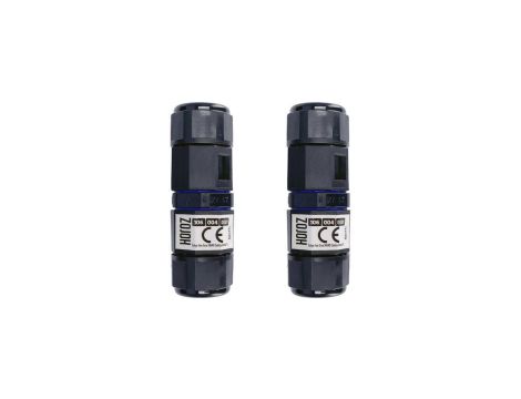 2x Konektor kablowy Mufa hermetyczna, IP68, prosty, 0.5-2.5mm, 16A, 250V HOROZ