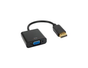 Konwerter adapter z kablem Akyga AK-AD-36 DisplayPort (m) / VGA (f) 15cm