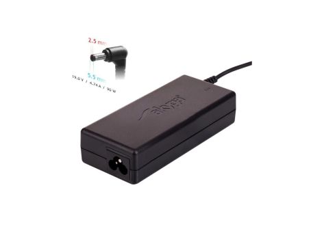 Zasilacz do notebooka Akyga AK-ND-10 19V / 4.74A 90W 5.5 x 2.5 mm ASUS / TOSHIBA / LENOVO 1.2m