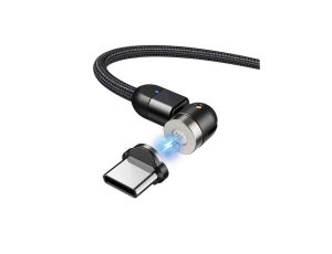 MCE475 Magnetyczny kabel USB z adapterem USB typu C Funkcja szybkiego ładowania 2 m