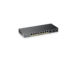 Switch Zyxel GS1100-10HP 10p PoE (PoE+: 8) 130W Unmanaged Gigabit