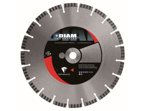 Tarcza diamentowa 350 x 25,4/10 DIAM BS70 laser, profesjonalna