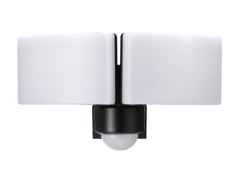 Naświetlacz LED z dwoma panelami świecącymi AKRON2, 40W, 3200lm, IP65 naturalna barwa 4000K, z czujnikiem PIR