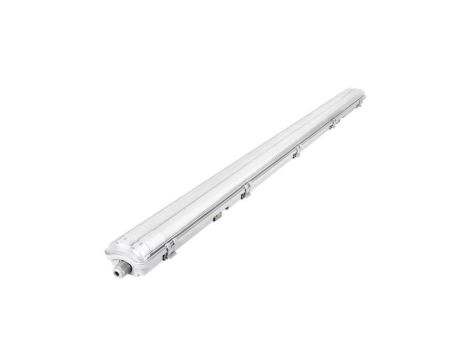 Oprawa sufitowa hermetyczna 120cm lampa 230V z tubami LED 2x36W 3600lm IP65 barwa CW biała zimna MASTER LED