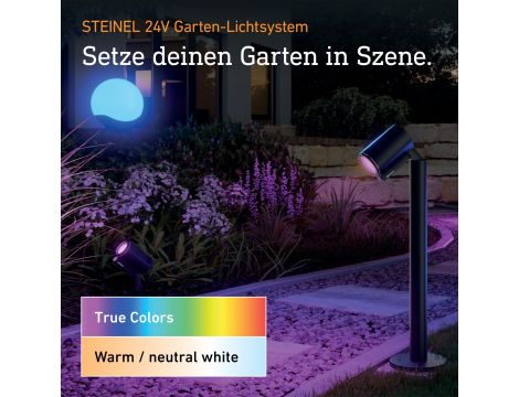 Oprawa ogrodowa wbijana SPOT WAY GARDEN 24V SC LED z czujnikiem 7,84W 363lm 1800-4000K RGBWW  IP65  IK03 antracyt / aluminium - 5