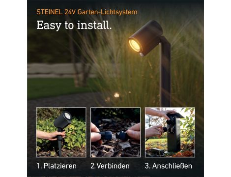 Oprawa ogrodowa wbijana SPOT WAY GARDEN 24V SC LED z czujnikiem 7,84W 363lm 1800-4000K RGBWW  IP65  IK03 antracyt / aluminium - 4
