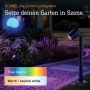 Zestaw 2x oprawa ogrodowa wbijana SPOT GARDEN 24V  LED nightmatic 7,84W 363lm 1800-4000K RGBWW  IP65  IK03 antracyt / aluminium plus zasilacz 35W plus przewód plus trójnik - 7