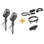 Zestaw 2x oprawa ogrodowa wbijana SPOT GARDEN 24V  LED nightmatic 7,84W 363lm 1800-4000K RGBWW  IP65  IK03 antracyt / aluminium plus zasilacz 35W plus przewód plus trójnik - 2