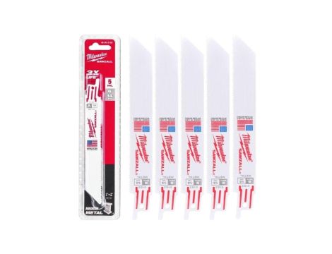 Brzeszczoty metalu 150 mm 5szt THIN KERF MILWAUKEE