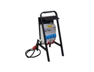 Rozdzielnica budowlana ERB32E3 na stojaku, IP54, gniazda: 2x CEE 32A, 4x GS 230V