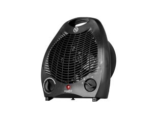 Termowentylator elektryczny / Farelka z bezpiecznym wyłącznikiem czarna 2000W FIN3001 CHOMIK