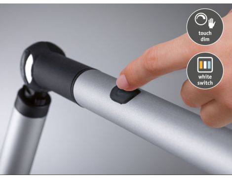 Lampka biurkowa FLEXBAR LED 9.5W DIM 700lm 3000/4000/6500K 230V srebrny mat / aluminium - 3