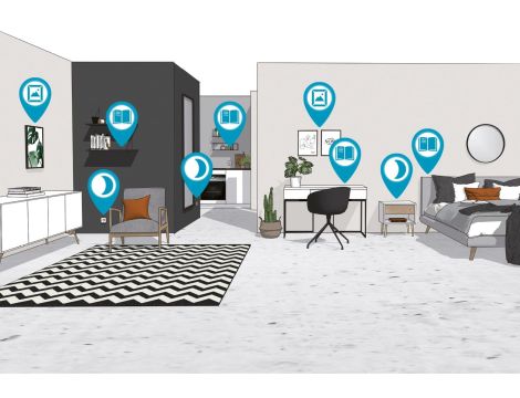 Lampka biurkowa FLEXBAR LED 9.5W DIM 700lm 3000/4000/6500K 230V srebrny mat / aluminium - 14