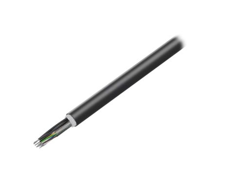 Przewód Ethernet Cat6 Cu 4x1,5 + 4x2x28AWG PUR 100m czarny