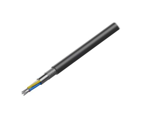 Przewód S/FTP Cat 6a Cu 4x2x26AWG PVC 100m czarny 9456000501