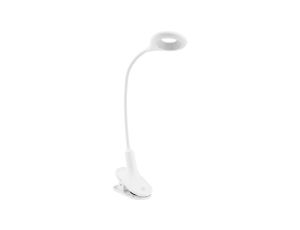 Lampka Biurkowa Nocna LED 3W 6000K-6500K CCT USB z Klipsem Ściemnialna Dotykowa