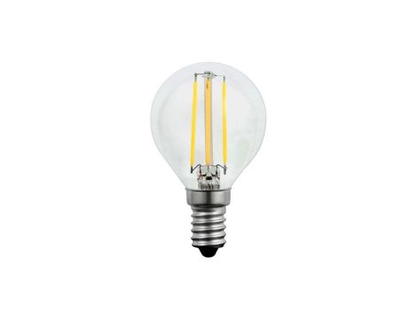 Żarówka LED E14 P45 4W = 35W 400lm 3000K Ciepła 360 Filament GOLDLUX