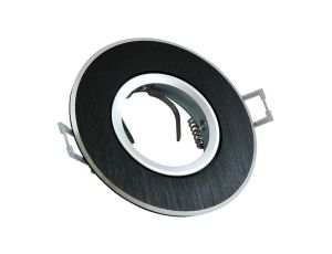 Oprawa Sufitowa ruchoma Okrągła Podtynkowa WEST OPAL Czarna GOLDLUX