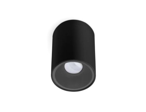 Oprawa Halogenowa Natynkowa Aluminiowa SPOT TUBA do LED GU10 Okrągła Czarna KIVI KOBI