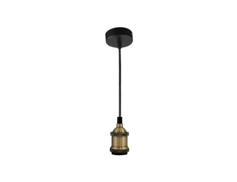 Lampa wisząca sufitowa loft industrial zawiesie z oprawką E27 patyna NOLA IL MIO GOLDLUX (Polux)