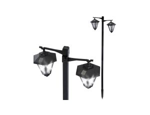 Latarnia ogrodowa LED solarna 137cm WYSOKA EVERA 6000K