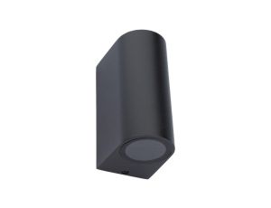 Kinkiet Ogrodowy Elewacyjny Lampa Zewnętrzna 2xGU10 Czarna