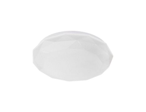 Plafon LED Lampa Sufitowa Natynkowa GLORY 12W 4000K IP44 Biały Okrągły DIAMENT 26cm LUMILED