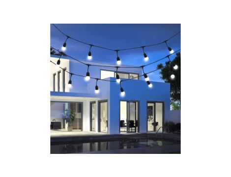 Girlanda Ogrodowa Łańcuch Świetlny Party 5.6m 10xE27 mleczny 6W Goldlux