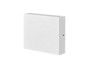 Kinkiet Ogrodowy Elewacyjny LED Biały Góra lub Dół 3.5W 250lm IP44 KWADRAT CHICAGO Goldlux