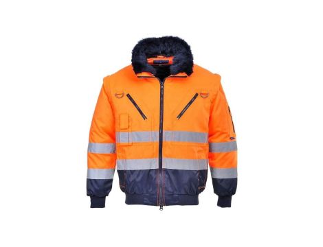 KURTKA OSTRZEGAWCZA OCIEPLANA 3W1 PJ50 L