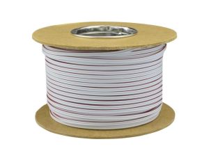 Przewód głośnikowy SMYp 2x0,35 biały CU miedź Mercor 500m