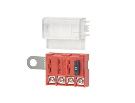 Skrzynka Bezpiecznikowa Blue Sea – montowana na zacisku akumulatora