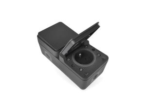 EMOS Cyklone gniazdo+wyłącznik schodowy IP55 D730429