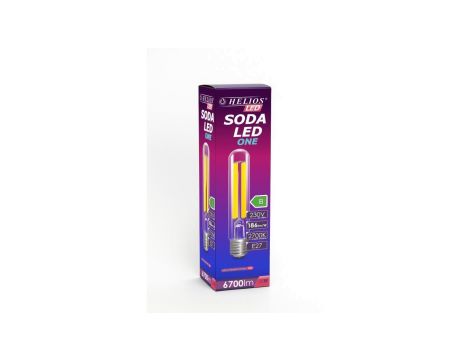 Żarówka LED Soda One 36W 230V E27 T46 filament 6700lm 4000K Helios LED-3136